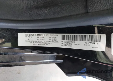 2015 Chrysler 200 C from USA, damaged, VIN 1C3CCCCB7FN608195